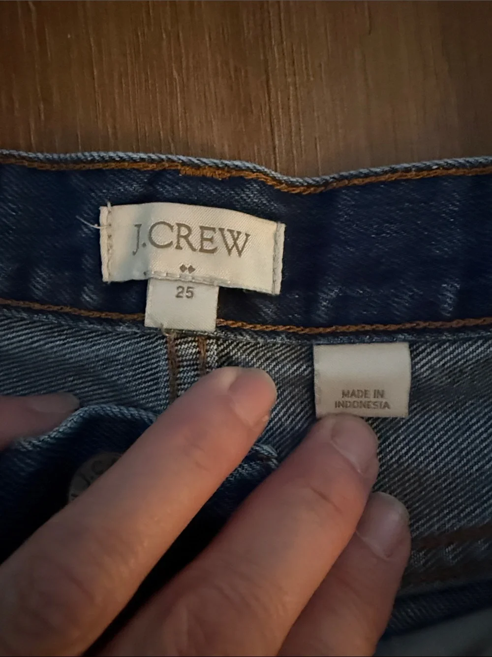 J. Crew Blue Denim Cutoff Jean Shorts